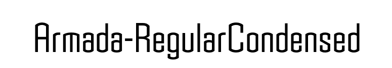 Armada-RegularCondensed font preview