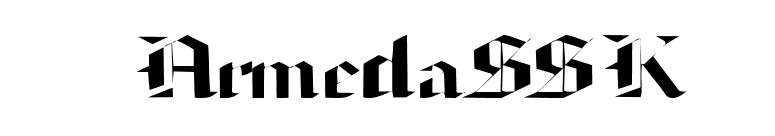 ArmedaSSK font preview