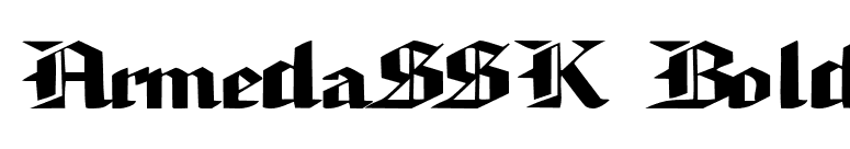 ArmedaSSK Bold font preview