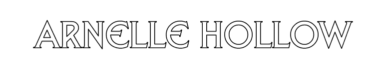 Arnelle Hollow font preview
