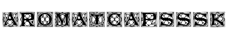 AromatCapsSSK font preview