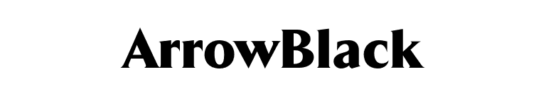 ArrowBlack font preview
