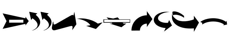 ArrowMatic font preview