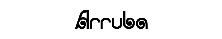 Arruba font preview