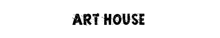 Art House font preview