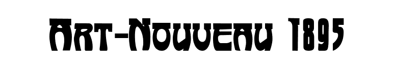 Art-Nouveau 1895 font preview