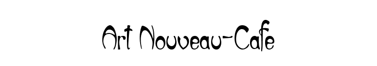 Art Nouveau-Cafe font preview