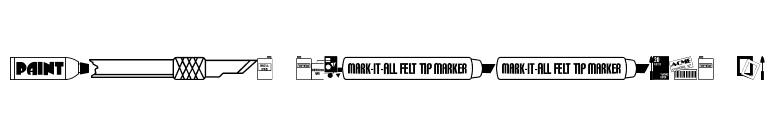 Art Supplies JL font preview