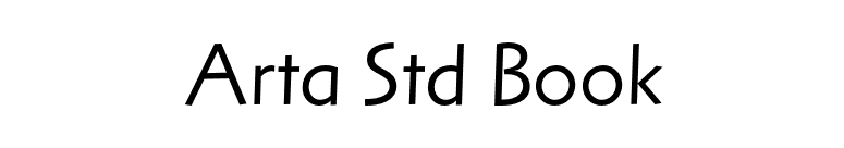 Arta Std Book font preview
