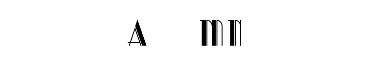 Artdeco MN  font preview