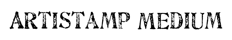 Artistamp Medium font preview