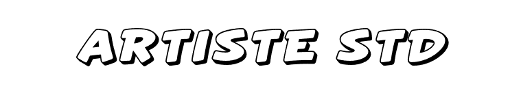 Artiste Std font preview