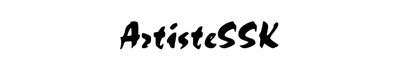 ArtisteSSK font preview