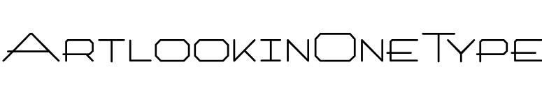 ArtlookinOneType font preview