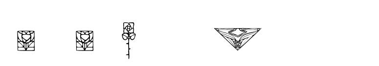 ArtsAndCrafts-Ornaments font preview