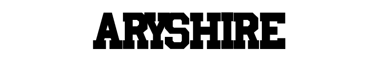 Aryshire font preview