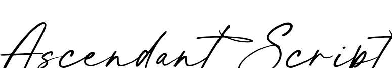 Ascendant Script font preview