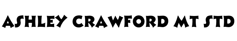 Ashley Crawford MT Std font preview