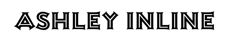 Ashley Inline font preview