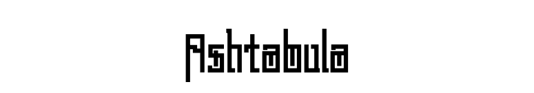 Ashtabula font preview