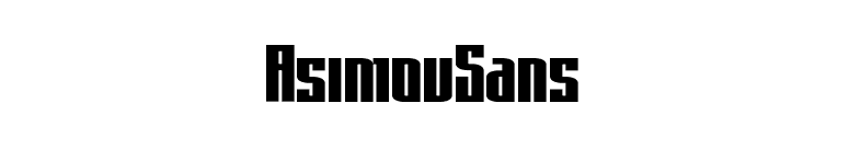 AsimovSans font preview