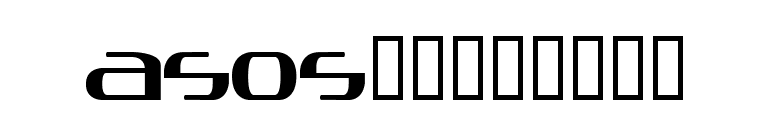 asos19101357 font preview