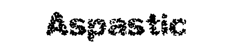 Aspastic  font preview