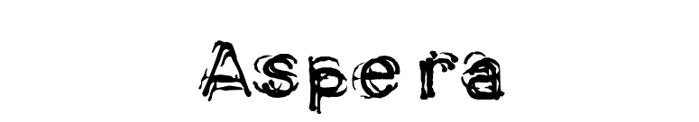 Aspera font preview