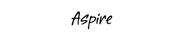 Aspire font preview