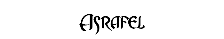Asrafel font preview