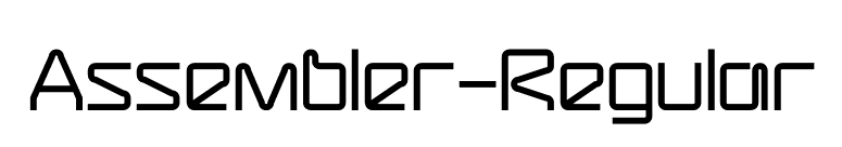 Assembler-Regular font preview