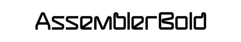 AssemblerBold font preview