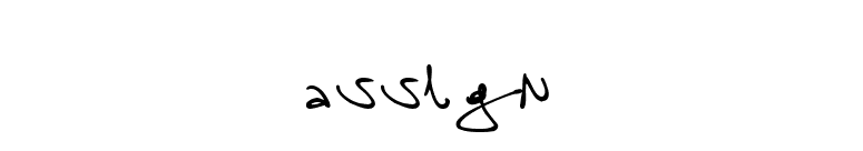 assign font preview