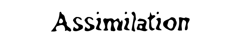 Assimilation font preview