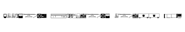 Assorted Computer Stuff JL font preview