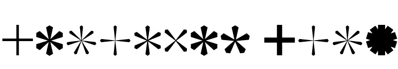 Asterisp Beta font preview