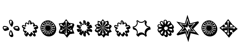 Asterisp Iota font preview