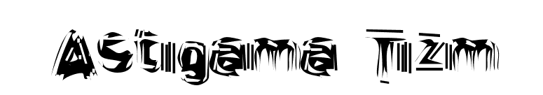 Astigama Tizm font preview