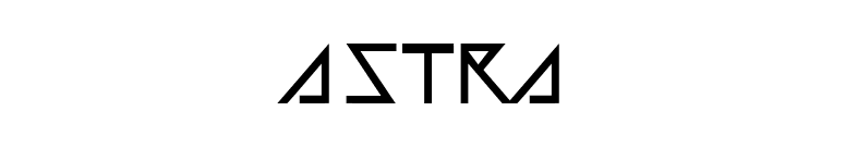 Astra font preview
