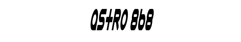 Astro 868 font preview