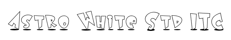 Astro White Std ITC font preview
