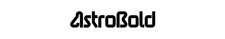 AstroBold font preview