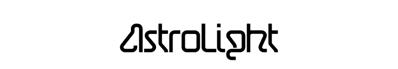 AstroLight font preview