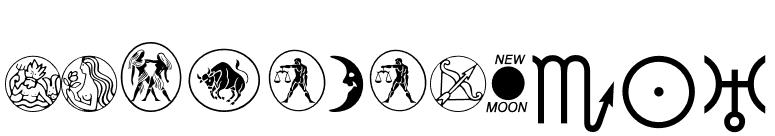 AstrologyP03 font preview