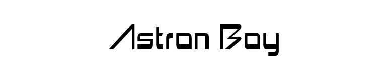 Astron Boy font preview