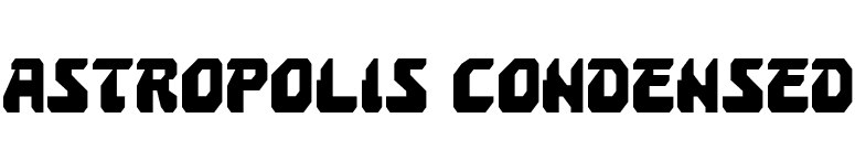 Astropolis Condensed font preview