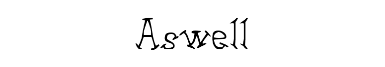 Aswell font preview
