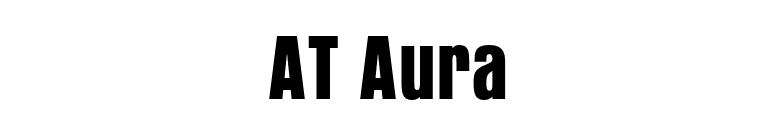 AT Aura font preview