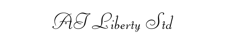 AT Liberty Std font preview