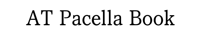 AT Pacella Book font preview